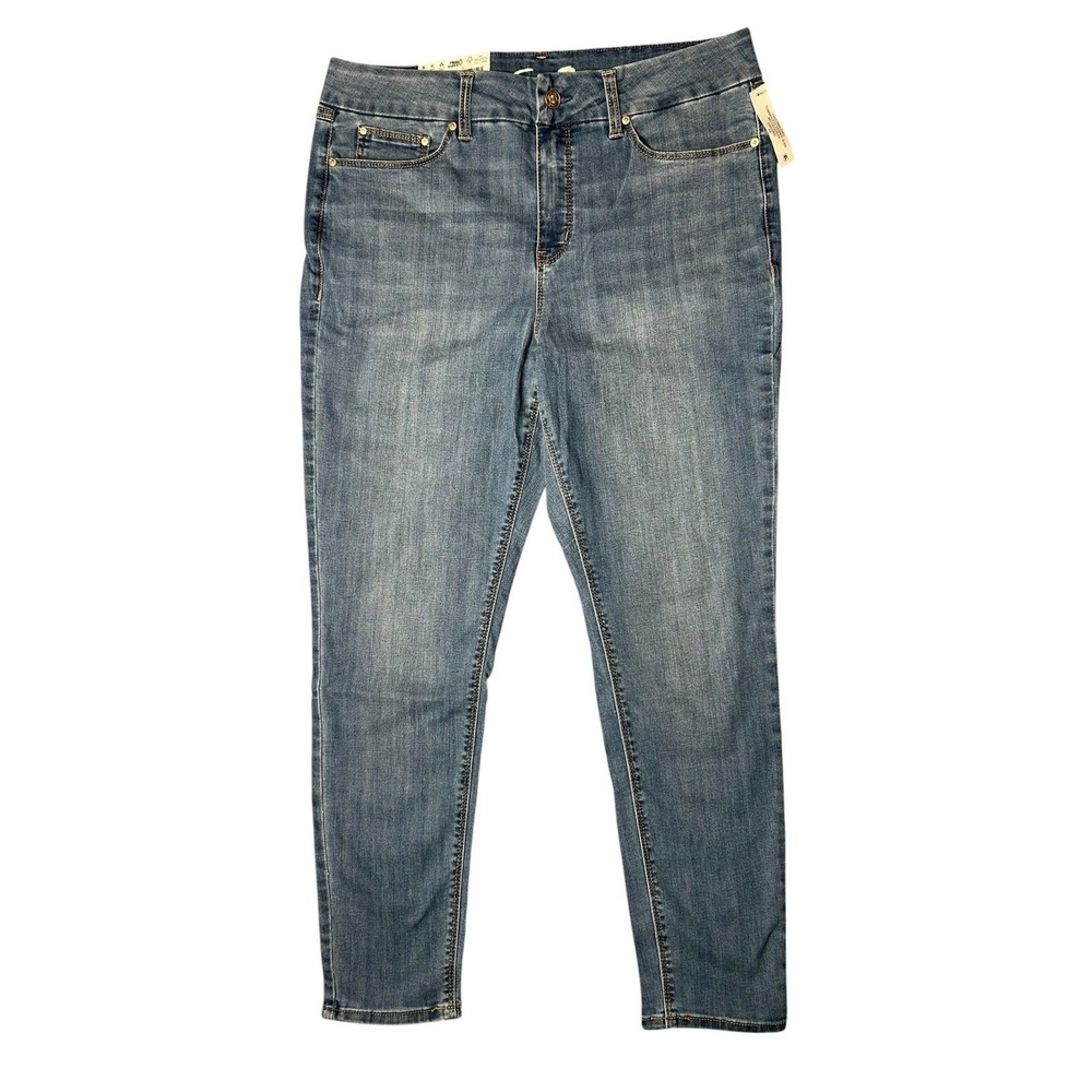 Seven7 Women's Tummyless Skinny High Rise Jeans- Stretchy , Size 16